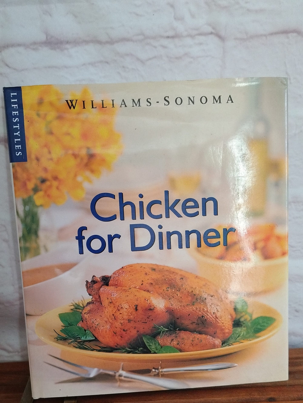 Williams-Sonoma Chicken for Dinner Cookbook - Yellow and Blue